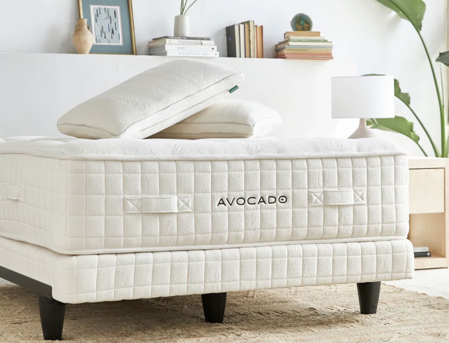 Product page photo of the Avocado Luxury Organic Mattress