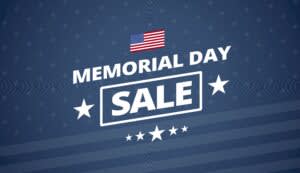 Memorial Day Sale graphic