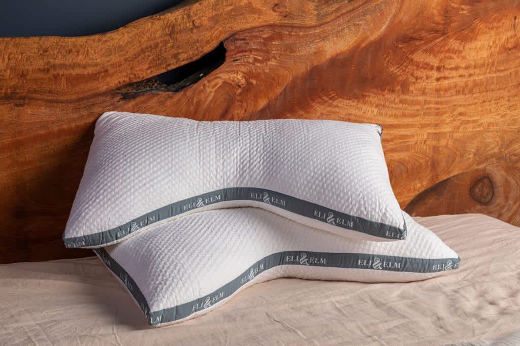 Eli & Elm Cotton Side-Sleeper Pillow