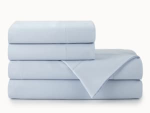 Product page photo of the Peacock Alley Sateen Sheet Set