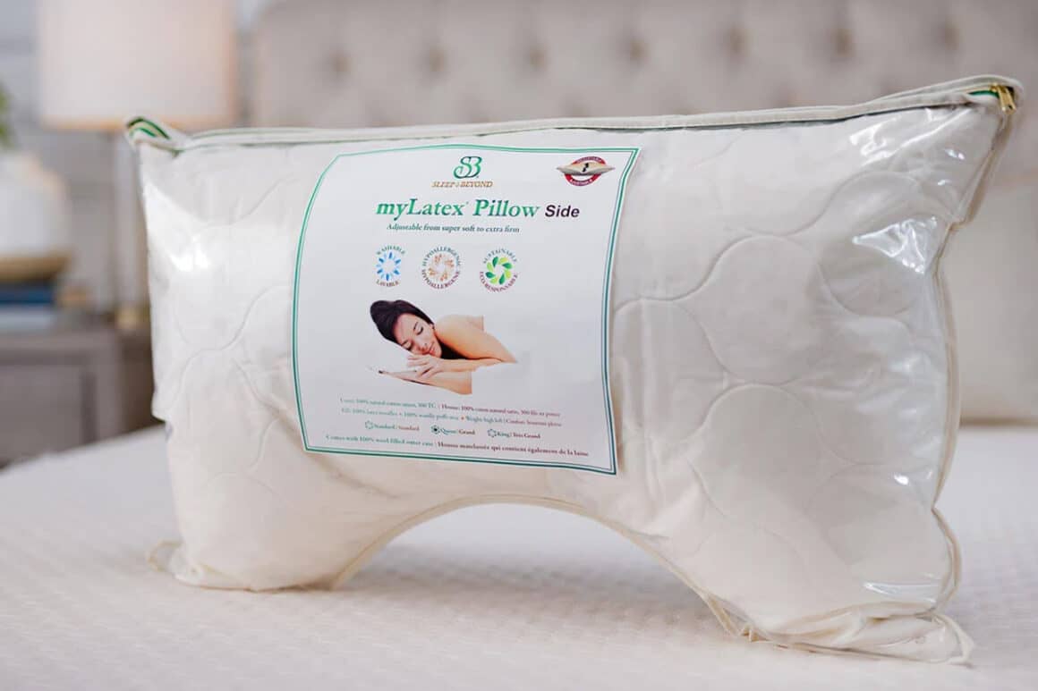 PlushBeds Wool & Latex Side Sleeper Pillow