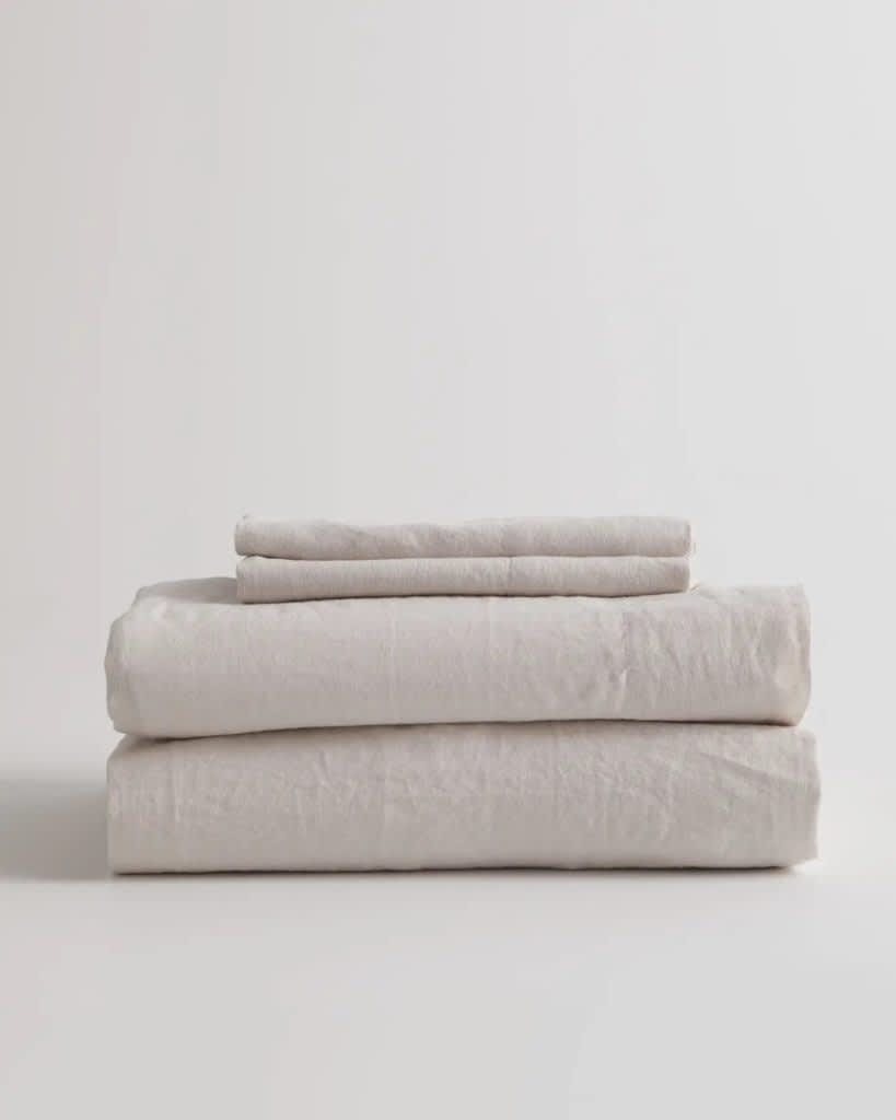 Quince European Linen Sheet Set