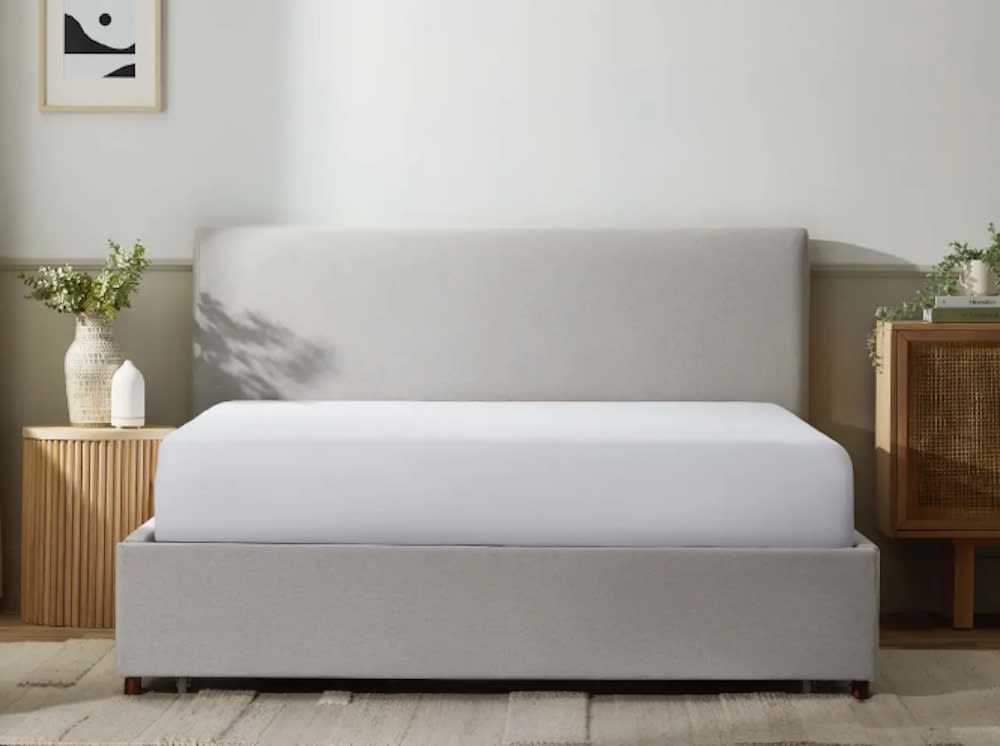 Silk & Snow Bed Frame with Storage