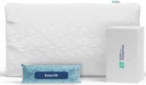 Amazon.com photo of the Sleep Is the Foundation Shredded Memory Foam Pillow